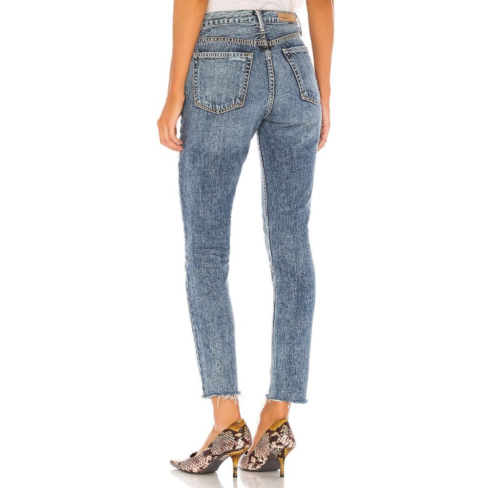 NWT GRLFRND Karolina High Rise Skinny Jeans Almost Gone Button Fly High Waist 24 - Picture 4 of 8